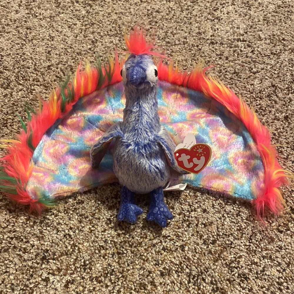 💜5/$16 💜 Rare NWT 2000 Beanie Baby Flashy 💙💖💜